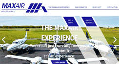 Desktop Screenshot of maxair-inc.com